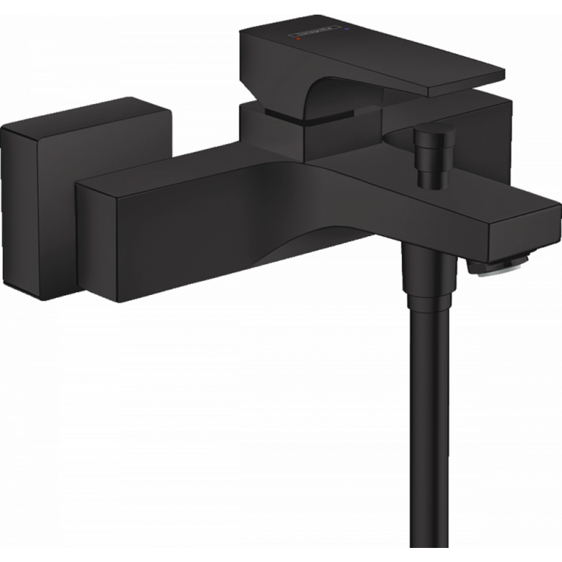 Смеситель для ванны чёрный Hansgrohe Metropol 32540670