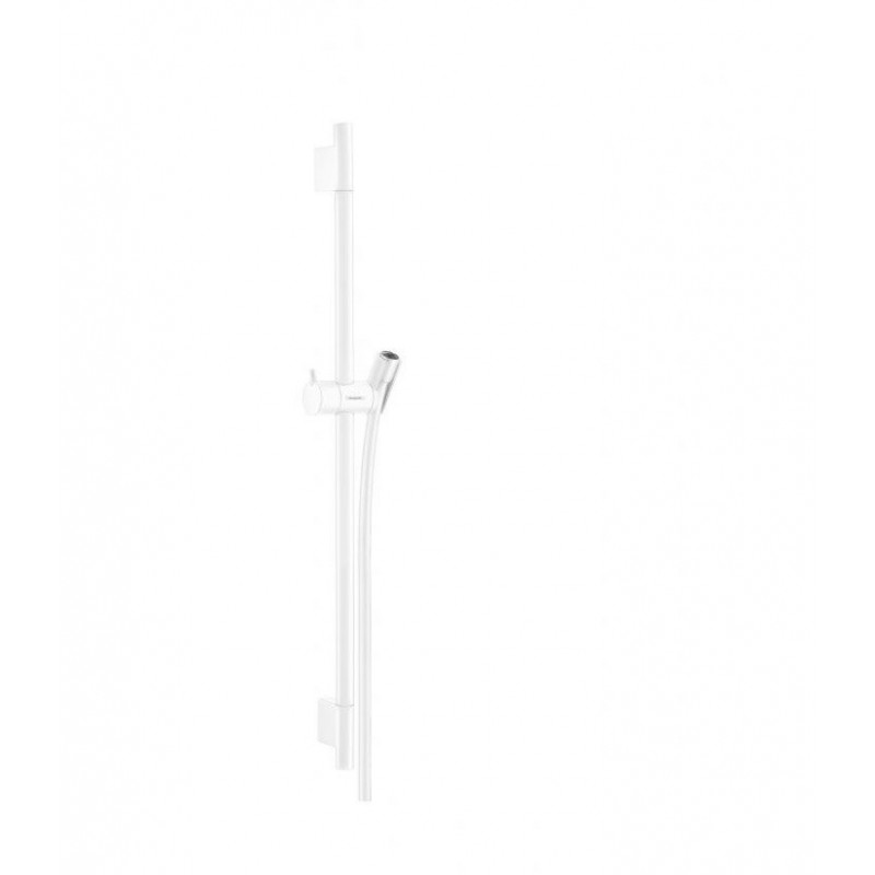 Душевая штанга белая Hansgrohe Unica S Puro 65 см 28632700