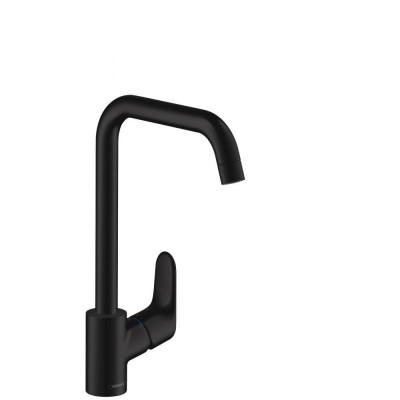 Смеситель для кухни чёрный Hansgrohe Focus 31820670