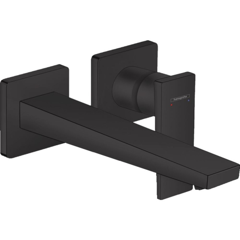 Смеситель для раковины встраиваемый чёрный Hansgrohe Metropol 32526670