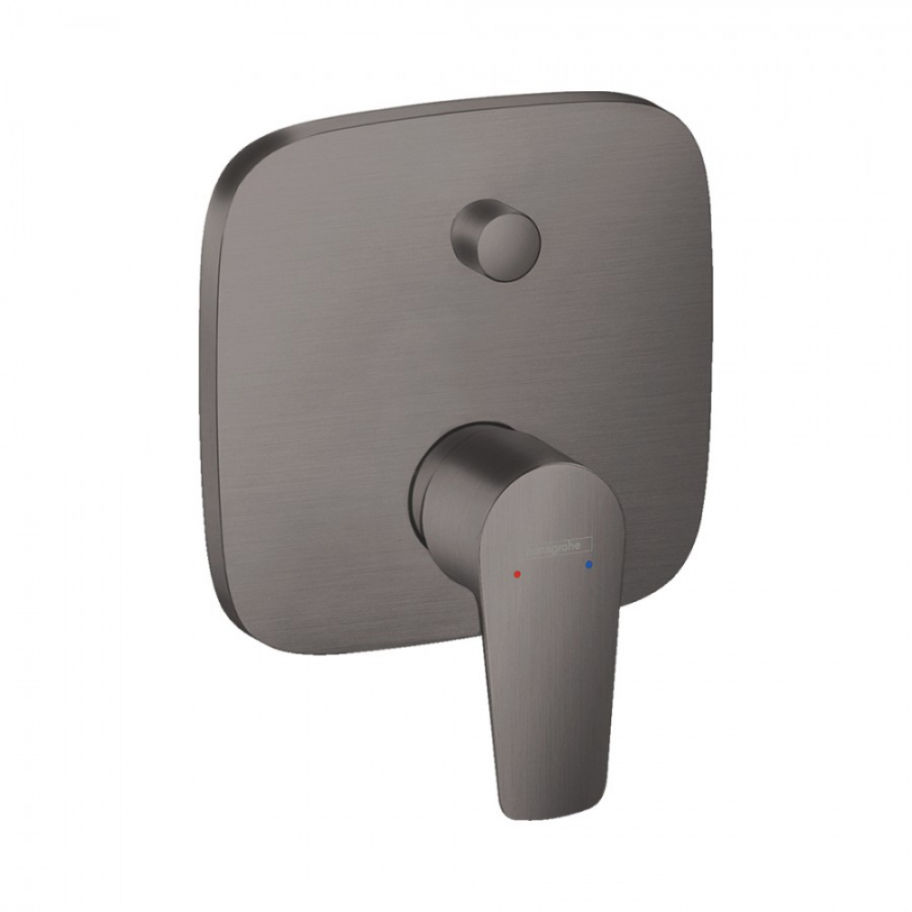 Смеситель для душа встраиваемый чёрный хром Hansgrohe Talis E  71745340
