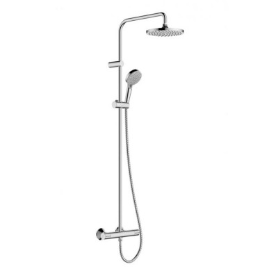 Душевая система Hansgrohe Vernis Blend Showerpipe 200 1jet Green с термостатом, хром, 26318000