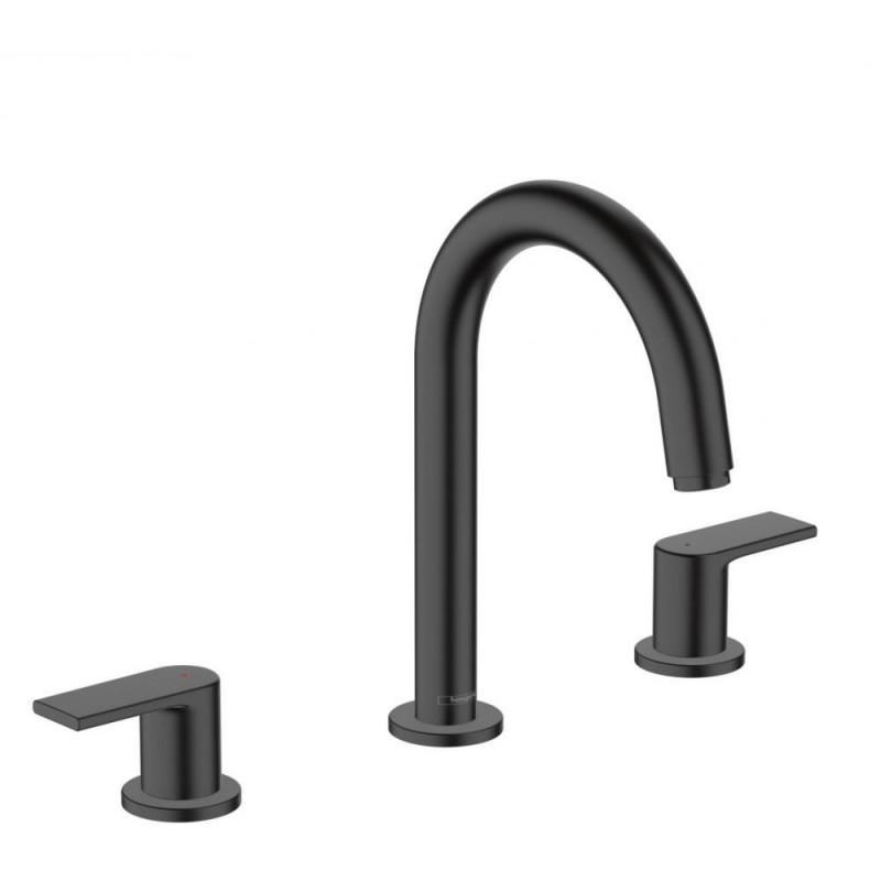 Смеситель для раковины чёрный Hansgrohe Vernis Shape 71563670
