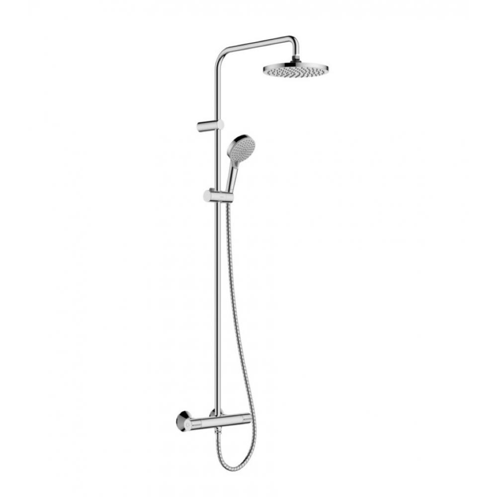 Душевая система Hansgrohe Vernis Blend Showerpipe 200 1jet EcoSmart с термостатом, хром, 26089000