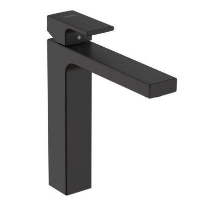 Смеситель для раковины чёрный Hansgrohe Vernis Shape 71591670