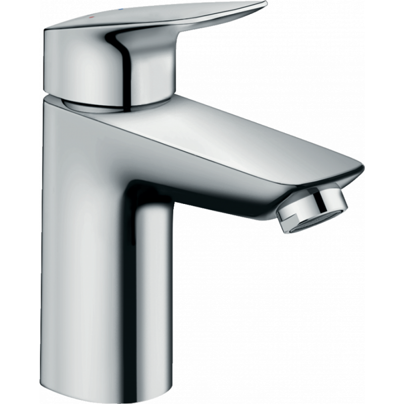 Смеситель для раковины со сливным клапаном Push-Open хром Hansgrohe Logis 71107000