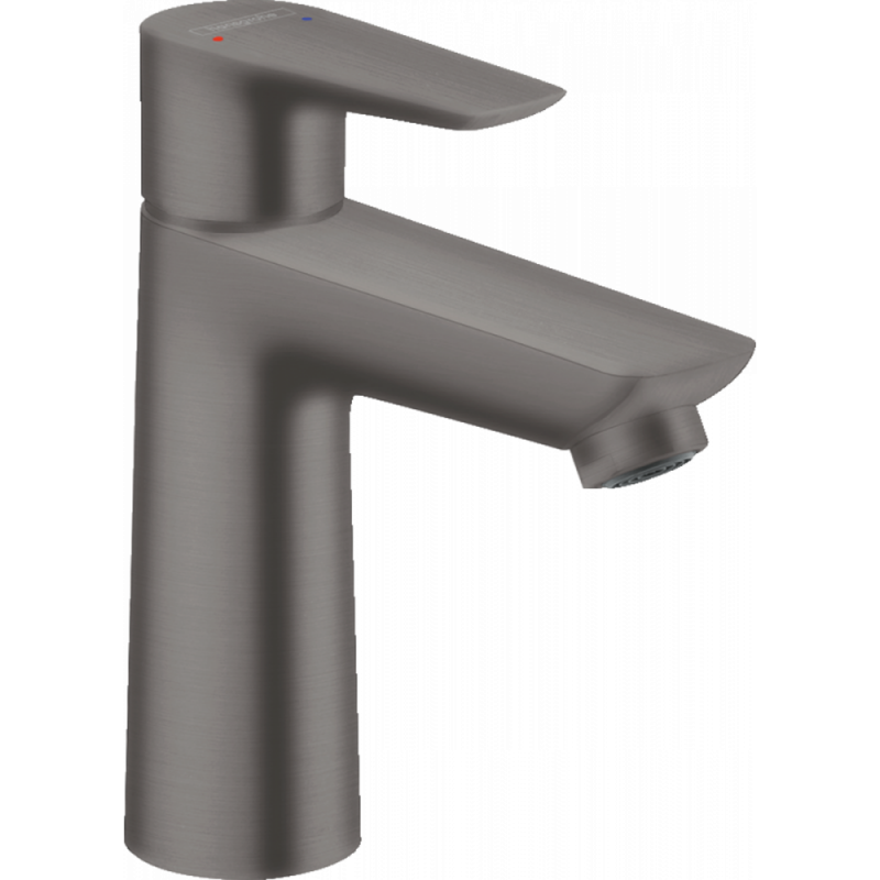 Смеситель для раковины Hansgrohe Talis E 110, однорычажный, без сливного набора, 71712340, шлифованный черный хром