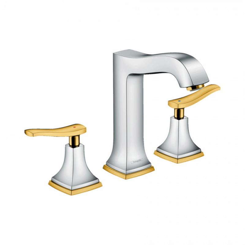 Смеситель для раковины хром/золото Hansgrohe 31331090