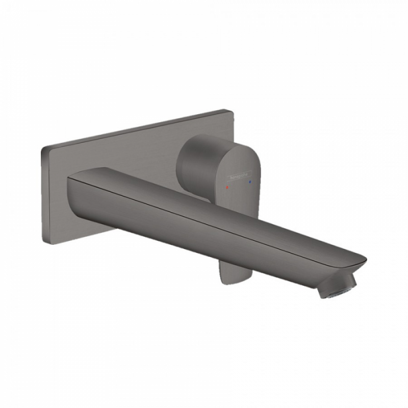Смеситель для раковины встраиваемый чёрный хром Hansgrohe Talis E 71734340