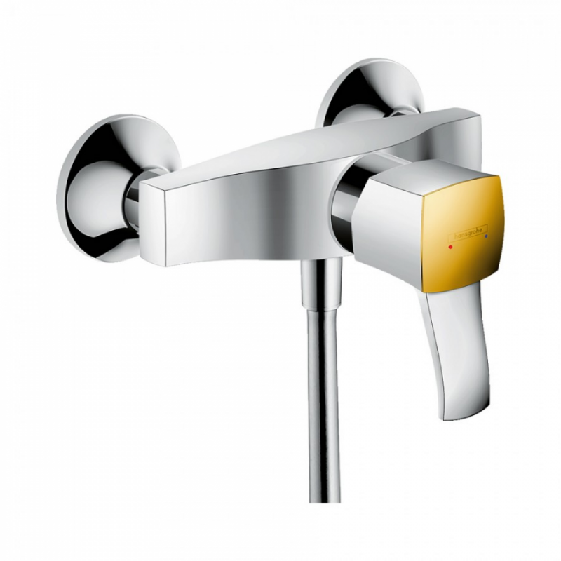 Смеситель для душа хром/золото Hansgrohe 31360090