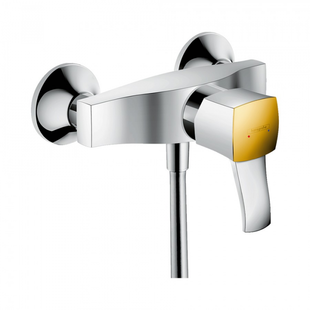 Смеситель для душа хром/золото Hansgrohe 31360090