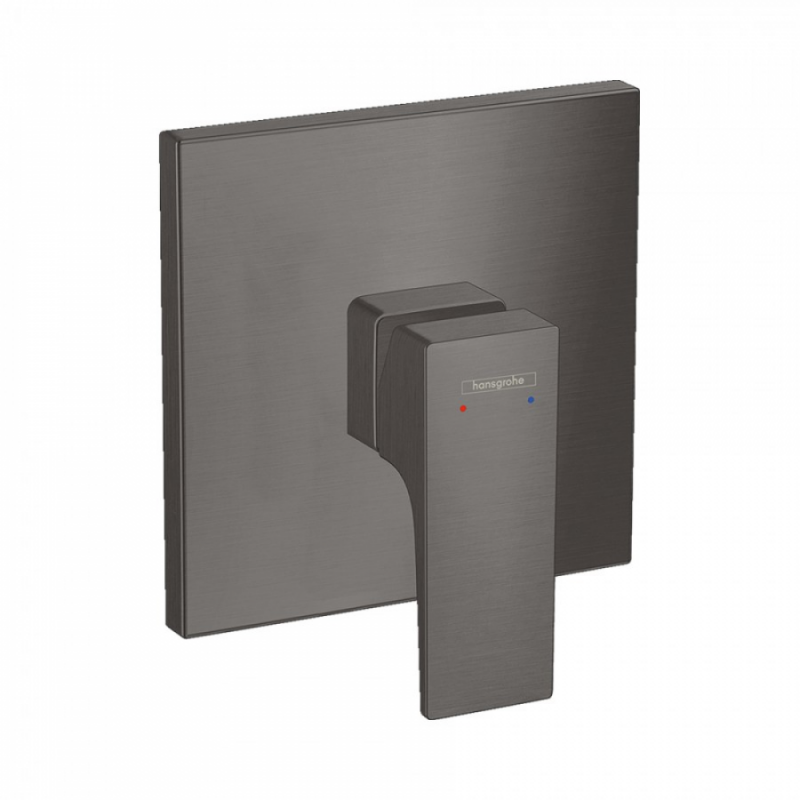 Смеситель для душа встраиваемый чёрный хром Hansgrohe Metropol 32565340