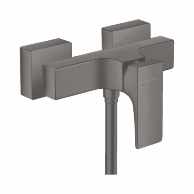 Смеситель для душа чёрный хром Hansgrohe Metropol 32560340