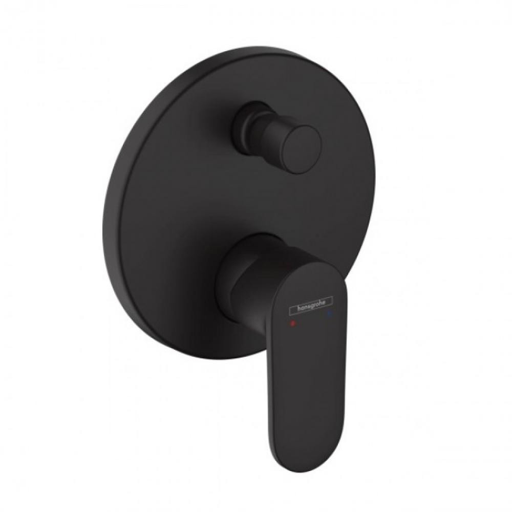 Смеситель для ванны чёрный Hansgrohe Vernis Blend 71466670