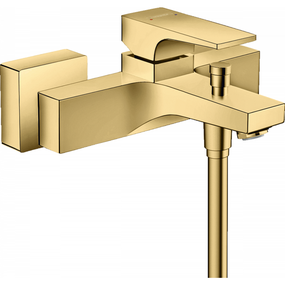 Смеситель для ванны золото Hansgrohe Metropol 32540990