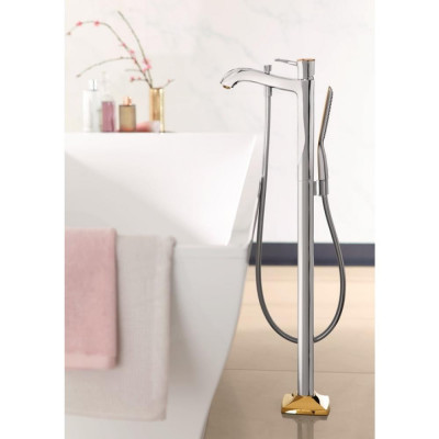 Смеситель для ванны напольный хром Hansgrohe Metropol Classic 31445000