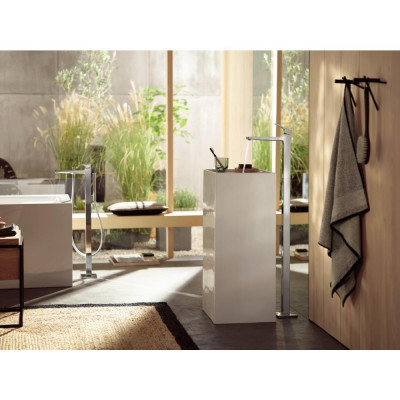 Смеситель для ванны напольный хром Hansgrohe Metropol 32532000