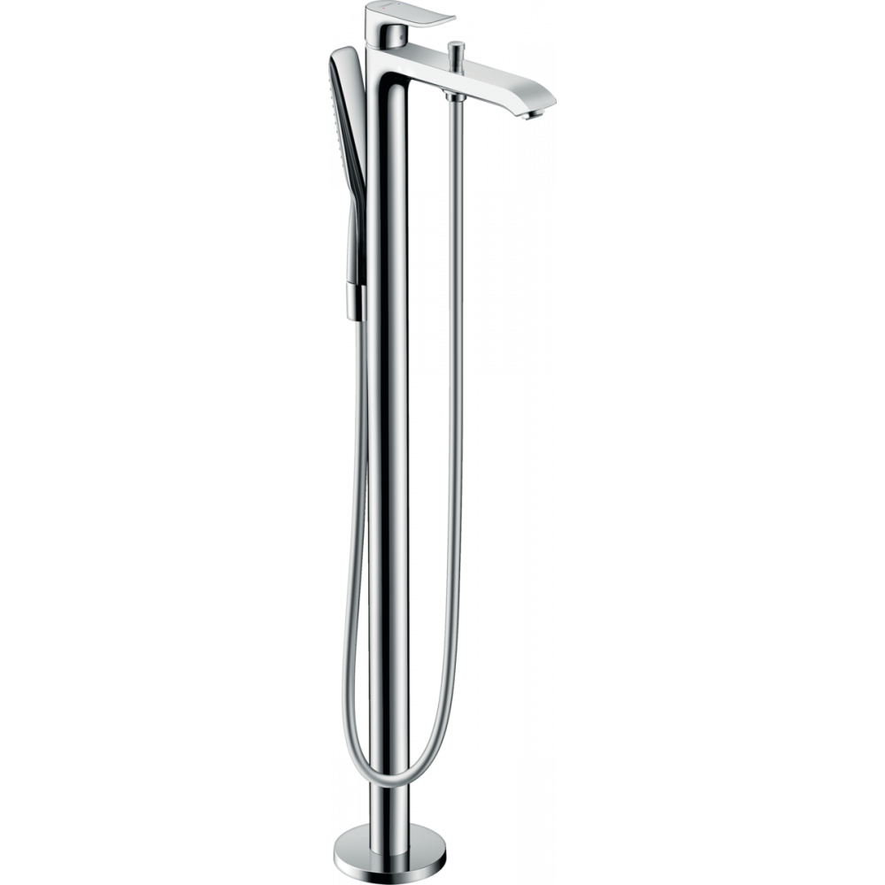 Смеситель для ванны напольный хром Hansgrohe Metris 31471000