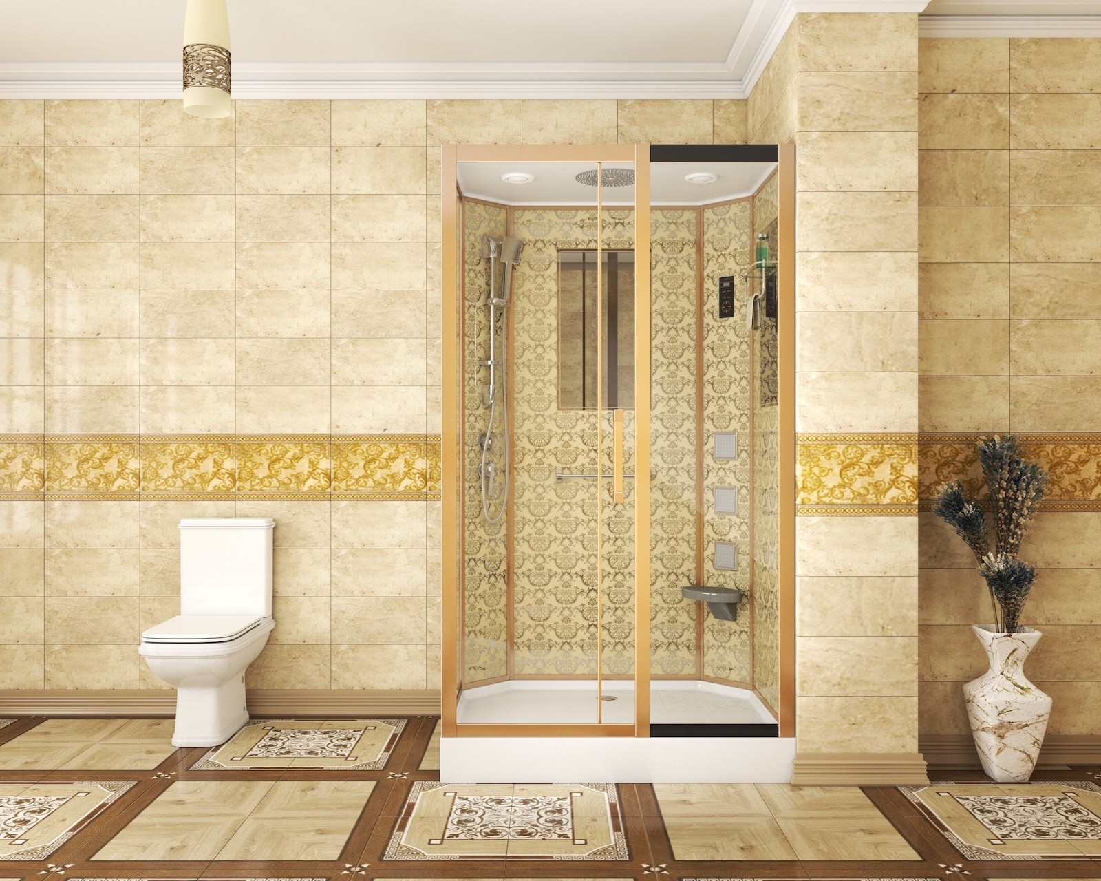 Душевая кабина 120x90 Niagara 7711GR правая