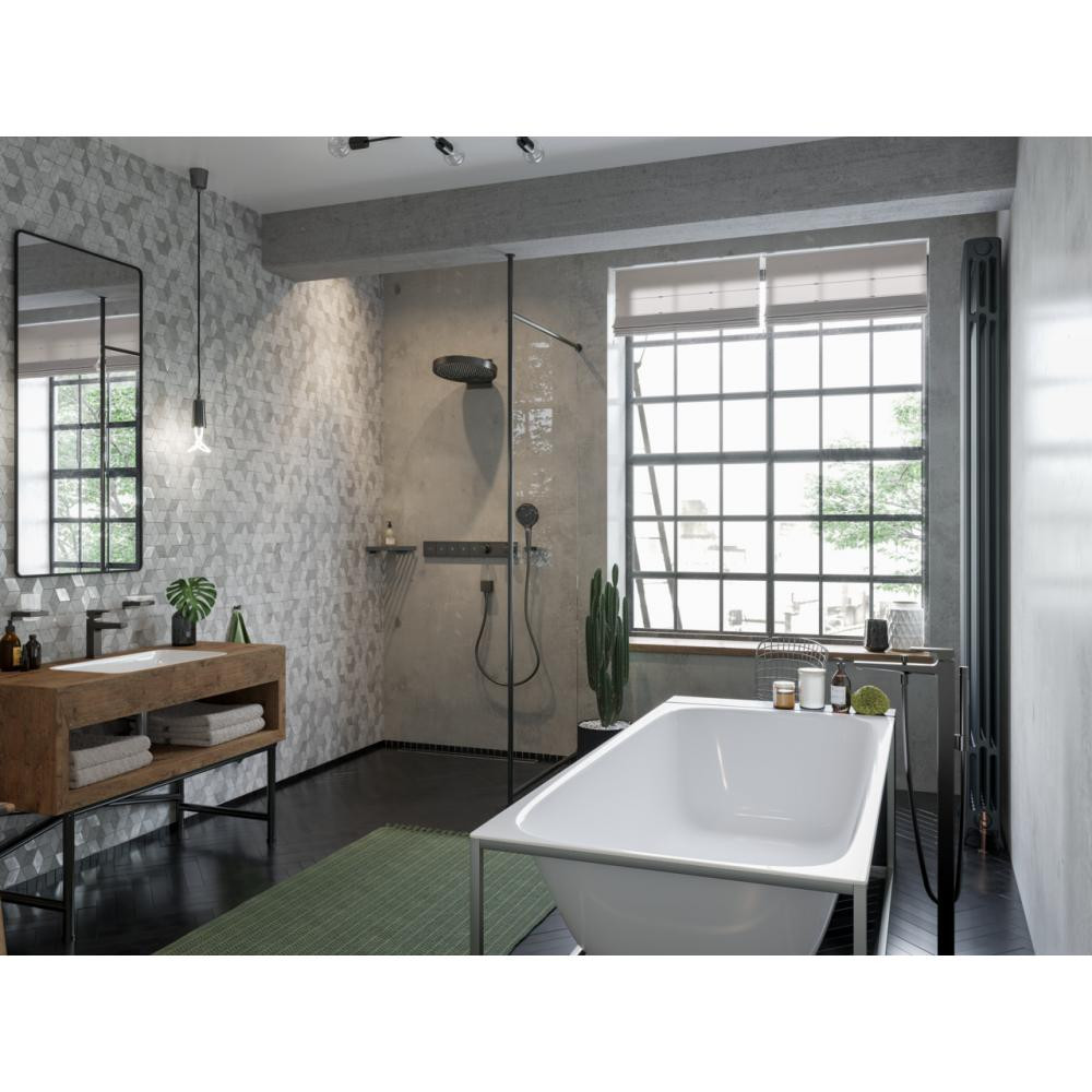 Термостат скрытого монтажа чёрный хром Hansgrohe 15382340