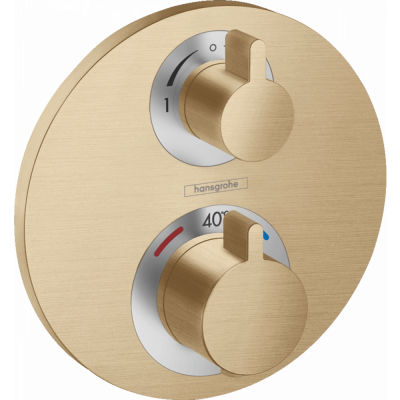 Термостат скрытого монтажа бронза Hansgrohe Ecostat S 15758140
