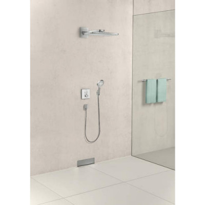 Термостат скрытого монтажа белый/хром Hansgrohe ShowerSelect Glass 15738400