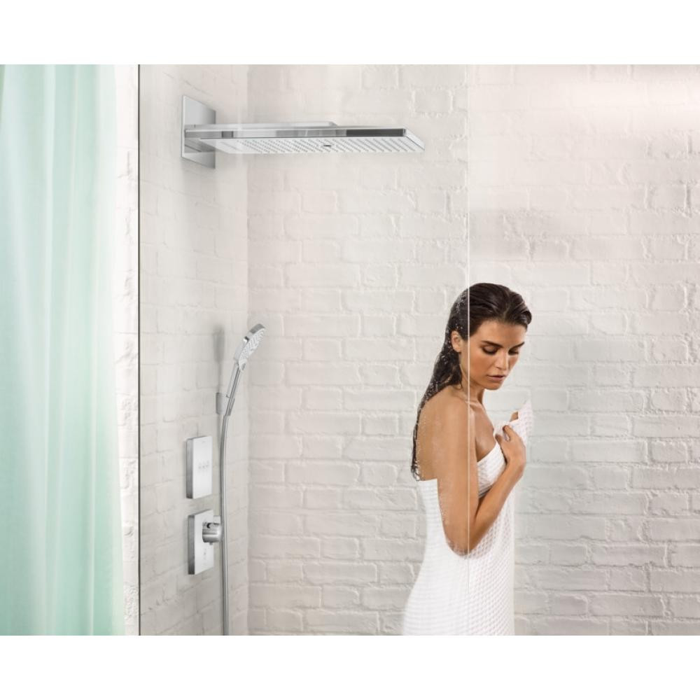 Термостат скрытого монтажа белый/хром Hansgrohe ShowerSelect Highfow 15735400