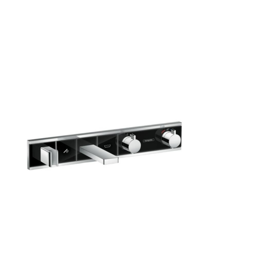 Термостат внешнего монтажа чёрный/хром Hansgrohe RainSelect 15359600