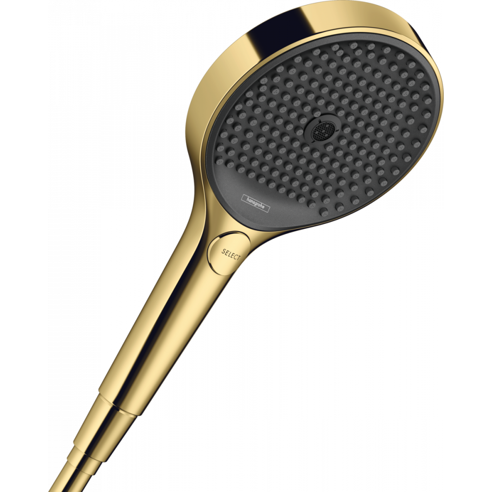 Ручной душ золото/чёрный Hansgrohe Rainfinity 130 3jet 26864990