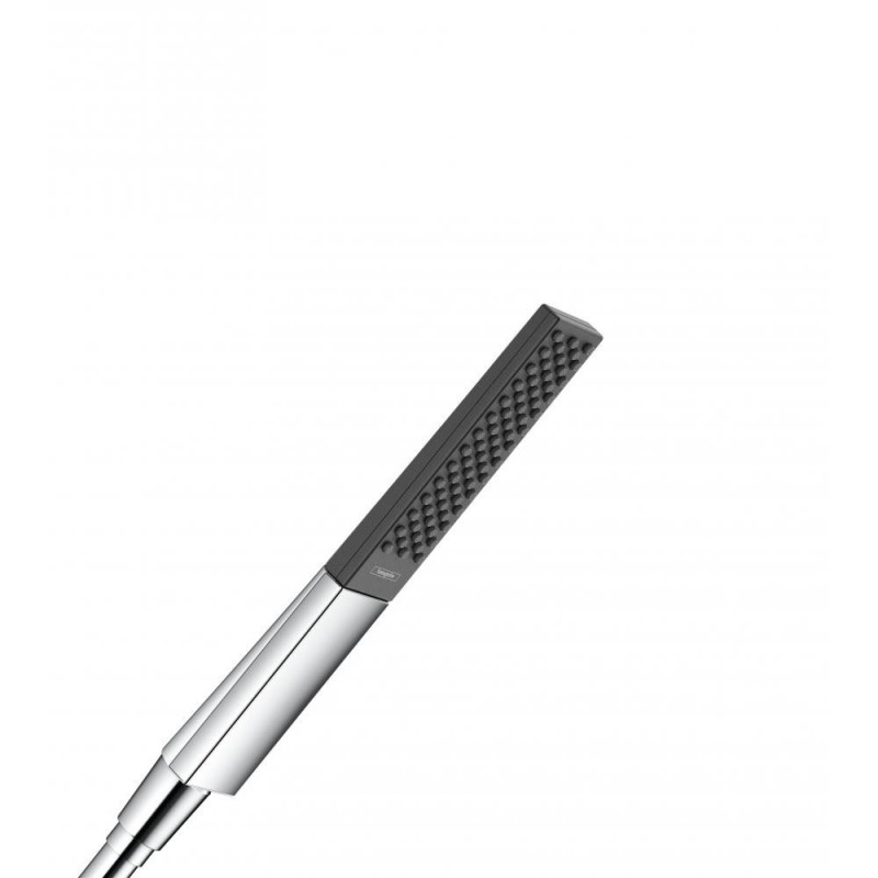 Ручной душ хром/чёрный Hansgrohe Rainfinity 100 1jet 26866000