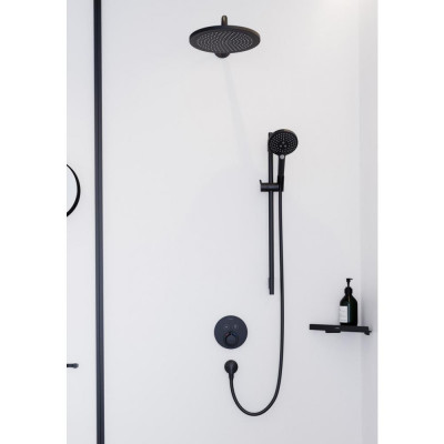 Верхний душ чёрный Hansgrohe Croma 280 26220670