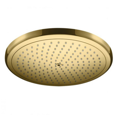 Верхний душ золото Hansgrohe Croma 280 1 jet EcoSmart 26221990