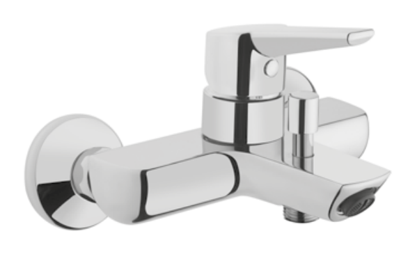 Смеситель для ванны и душа Vitra Solid S хром