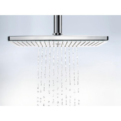 Верхний душ хром/белый Hansgrohe Rainmaker Select 460 2jet EcoSmart 24014400