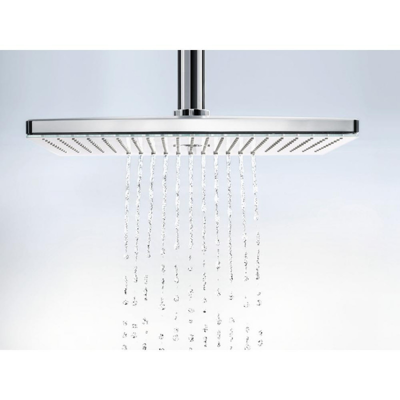 Верхний душ хром/белый Hansgrohe Rainmaker Select 460 2jet EcoSmart 24014400