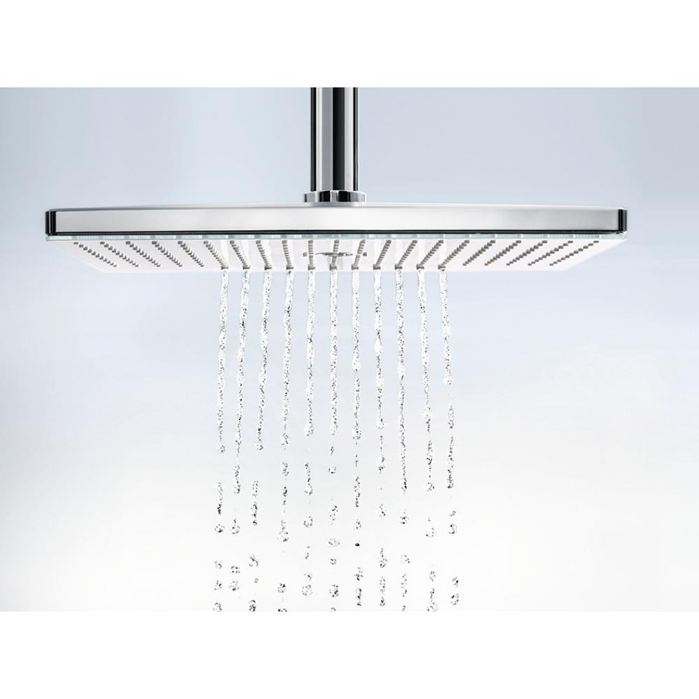 Верхний душ хром/белый Hansgrohe Rainmaker Select 460 2jet EcoSmart 24014400