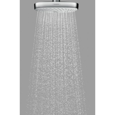 Верхний душ хром Hansgrohe 300 2jet EcoSmart 26608000