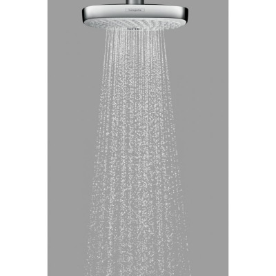 Верхний душ хром Hansgrohe Raindance Select E 300 2jet EcoSmart 26609000