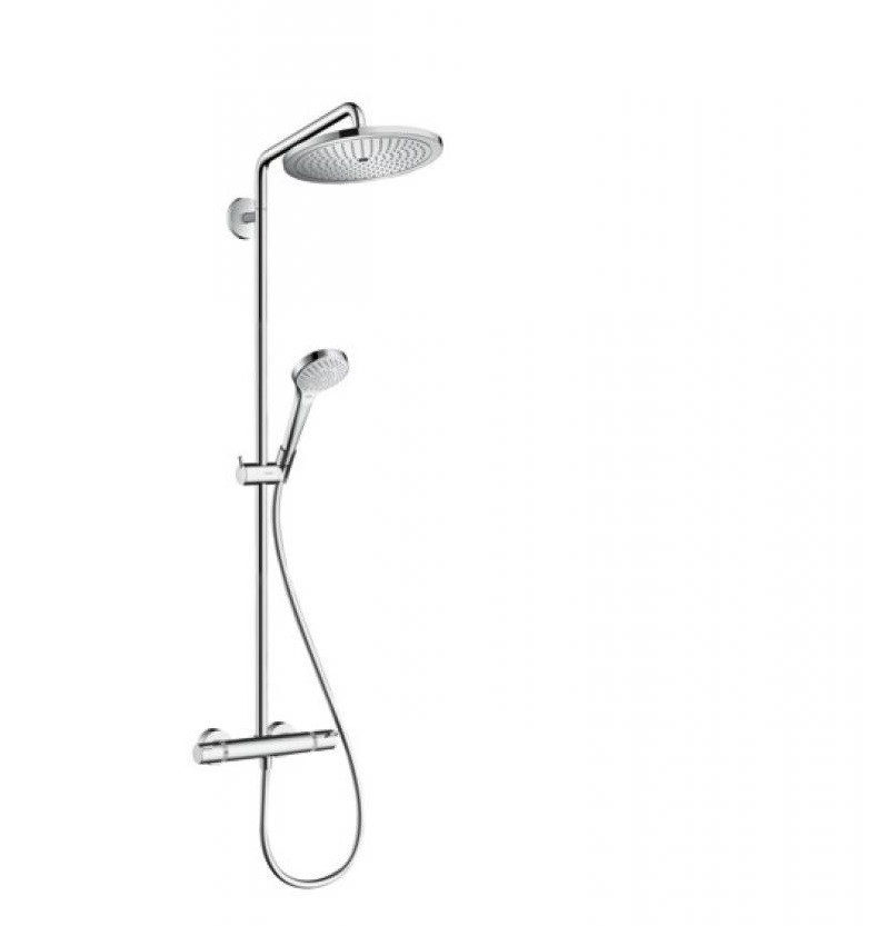 Душевая система с термостатом хром hansgrohe Croma Select S Showerpipe 280 1jet 26790000