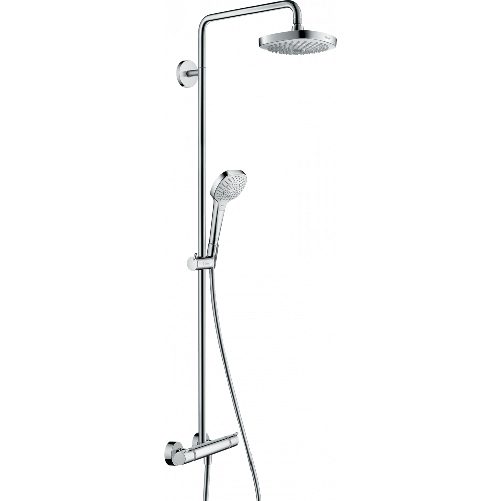 Душевая система с термостатом хром hansgrohe Croma Select E 180 27256400