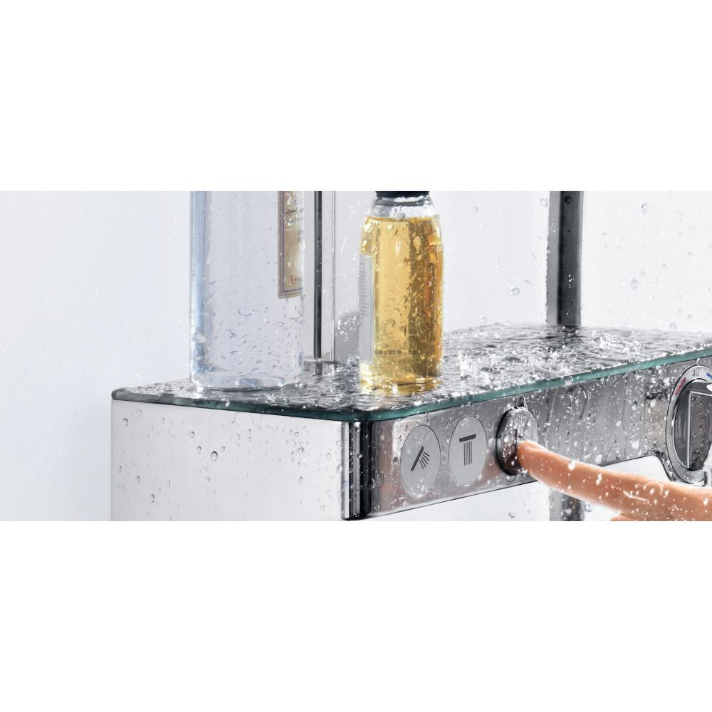 Душевая система с термостатом хром hansgrohe Raindance Select E 300 3jet Showerpipe 27127000