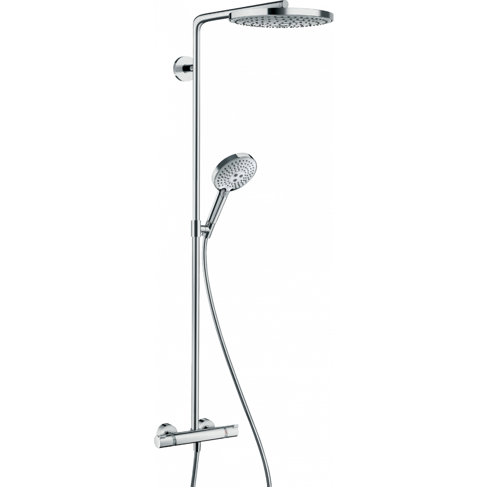 Душевая система с термостатом хром hansgrohe Raindance Select S 240 2jet Showerpipe 27129000