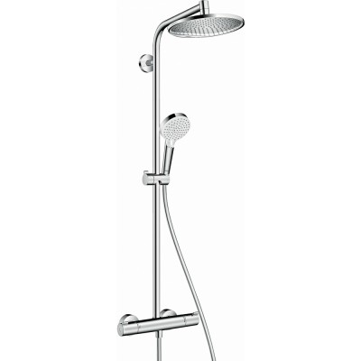Душевая система с термостатом хром hansgrohe Crometta S 240 1jet Showerpipe EcoSmart 27268000