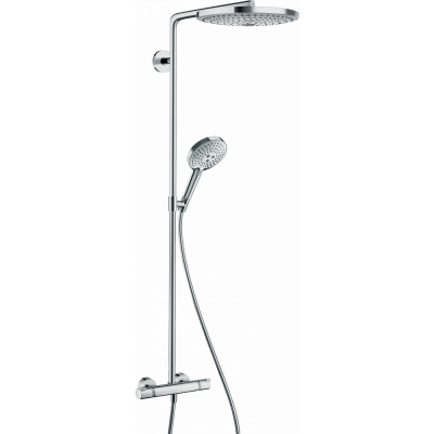 Душевая система с термостатом хром hansgrohe Raindance Select S S300 2jet Showerpipe 27133400