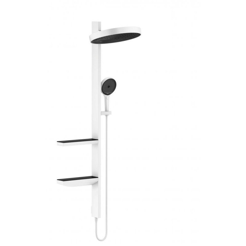 Душевая система белая hansgrohe Rainfinity Showerpipe 360 1jet 26842700