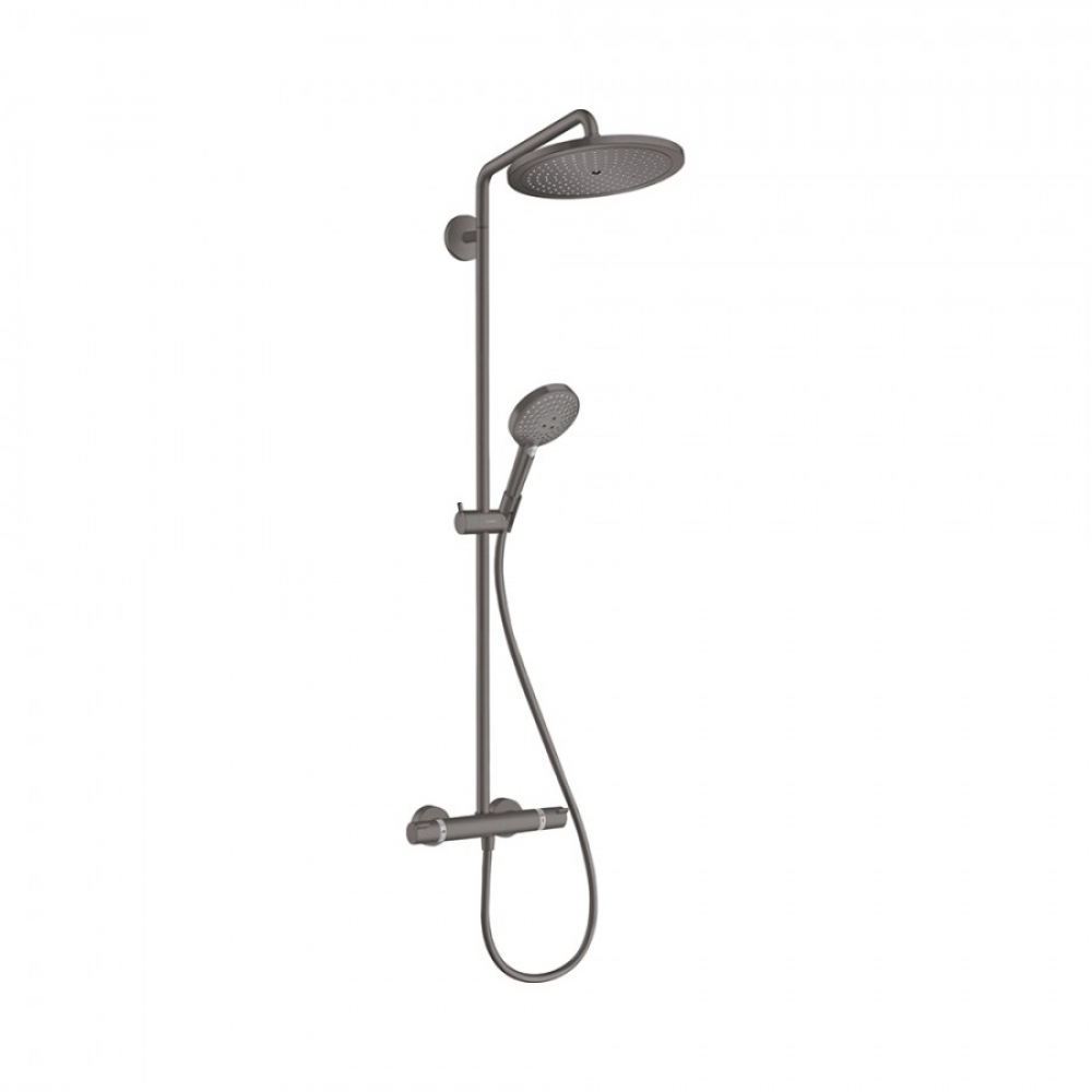 Душевая система с термостатом чёрный хром hansgrohe Croma Select S 280 26890340