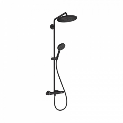 Душевая система с термостатом чёрный hansgrohe Croma Select S 280 26890670