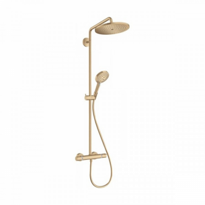 Душевая система бронза hansgrohe Showerpipe 280 1jet EcoSmart Raindance Select S 120 3jet 26891140
