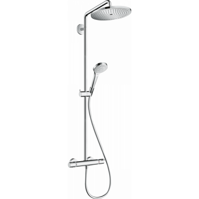 Душевая система с термостатом хром hansgrohe Croma Select S Showerpipe 280 1jet EcoSmart 26794000