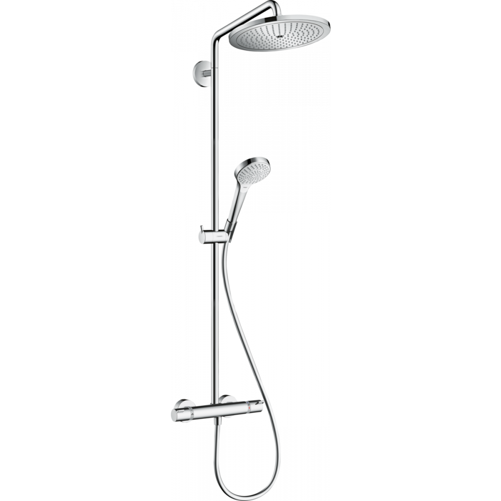 Душевая система с термостатом хром hansgrohe Croma Select S Showerpipe 280 1jet EcoSmart 26794000